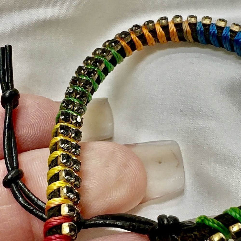 Stella & Dot Rainbow Woven Bracelet – Unisex & Trendy - Picture 17 of 17